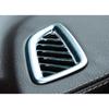 For Mercedes-Benz GLC 2016- Silver ABS Dashboard Upper Air Outlet Vent Trim