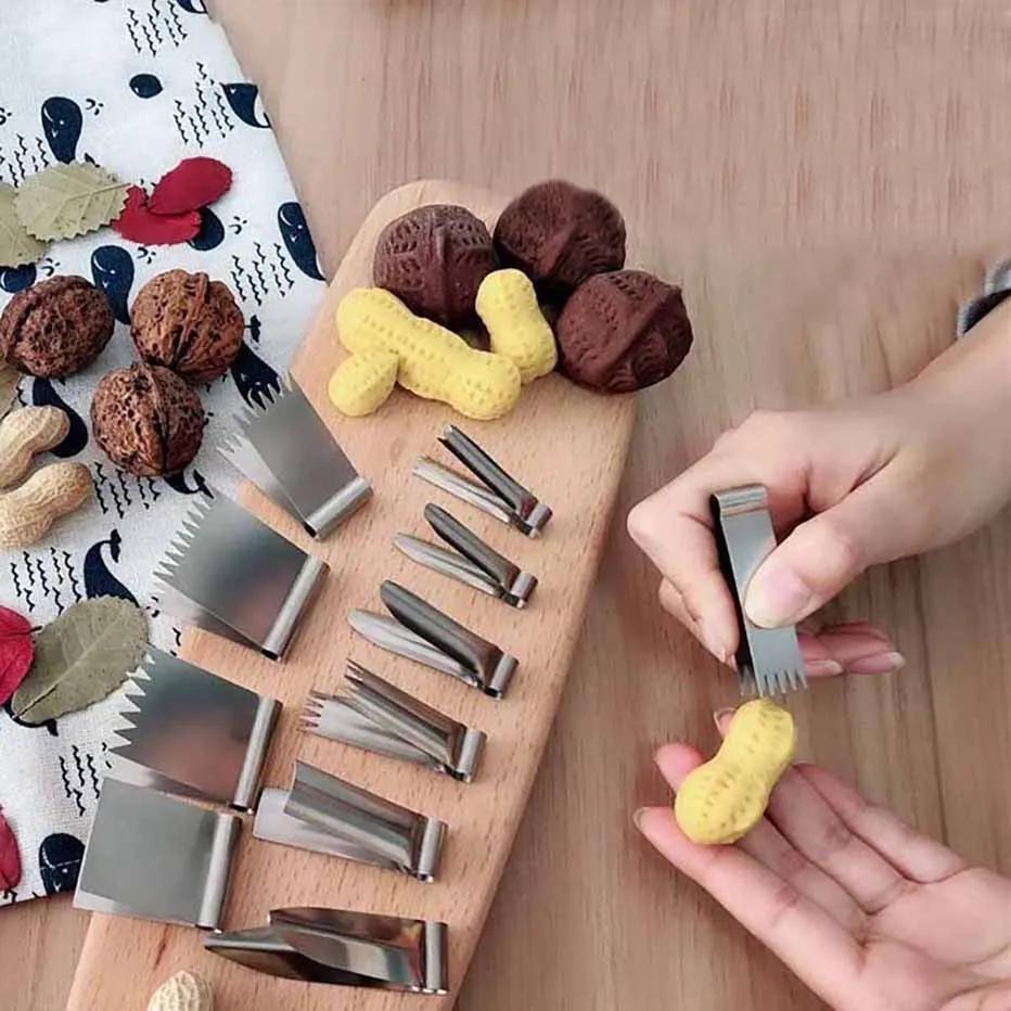 Walnut Cake Molds Stainless Steel Clips Baking Bread Dessert Pastry Decoration Peanut   baking tools for cakes