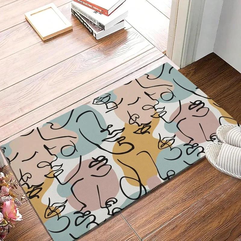 Colorful Carpet for Entryway Front Door Kitchen Indoor Outdoor Rug Non-Slip Floor Mat Welcome Home Decor Mats Entrance Door Rugs