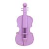 Cute Design Violin Pencil Case Lightweight Makeup Pouch Stylish Case Gift Music Lovers  School Use