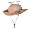 Fashion Wide Brim Men's Fisherman Hat Sun Protection Waterproof Fishing Hats Quick-drying Breathable Camping Hiking Caps Outdoor