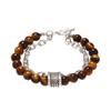 Accessories Punk Frosted Stone Chain Combination Geometric Men's Bracelet Bracelet Accessories Men's