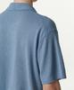 Musinsa Standard Boucle Collared Short Sleeve Cardigan [Blue Gray]