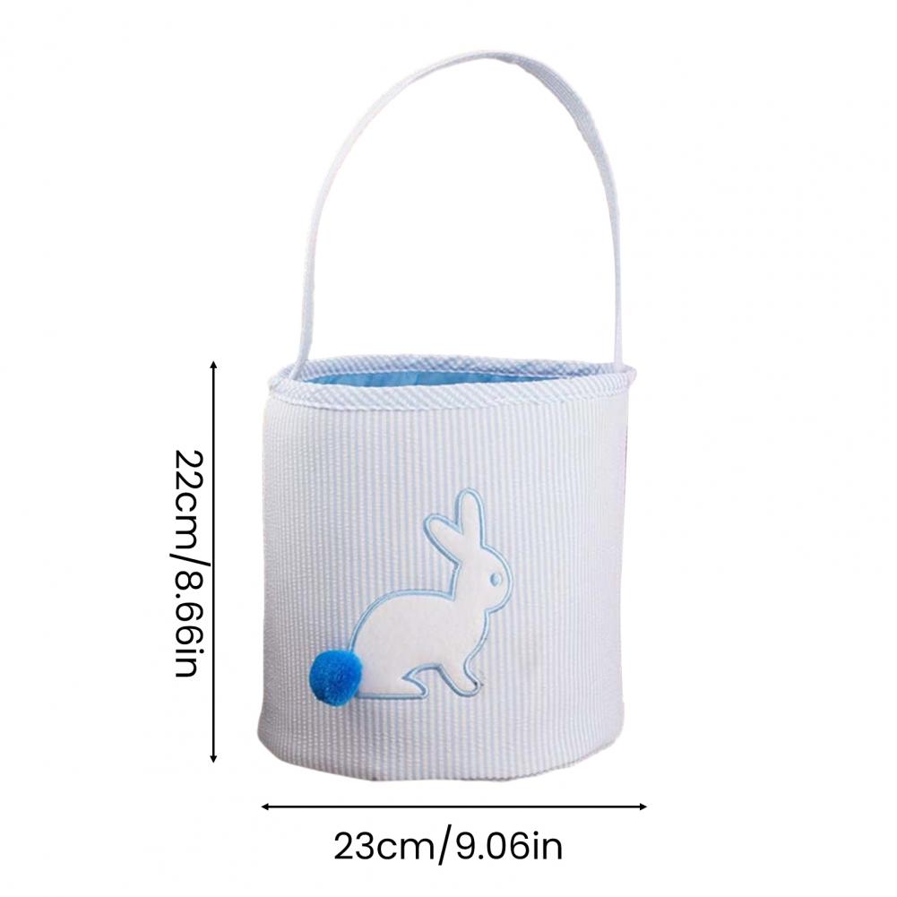 Long Ears Tail Rabbit Bucket Easter Storage Bag Bunny Bucket Bag Easter Bunny Storage Bag Kids Easter Treat Bags Easters Contain