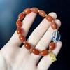 Red Agate Jujube Bead Bracelet - Chic Light Luxury Style, Social Media Bestseller
