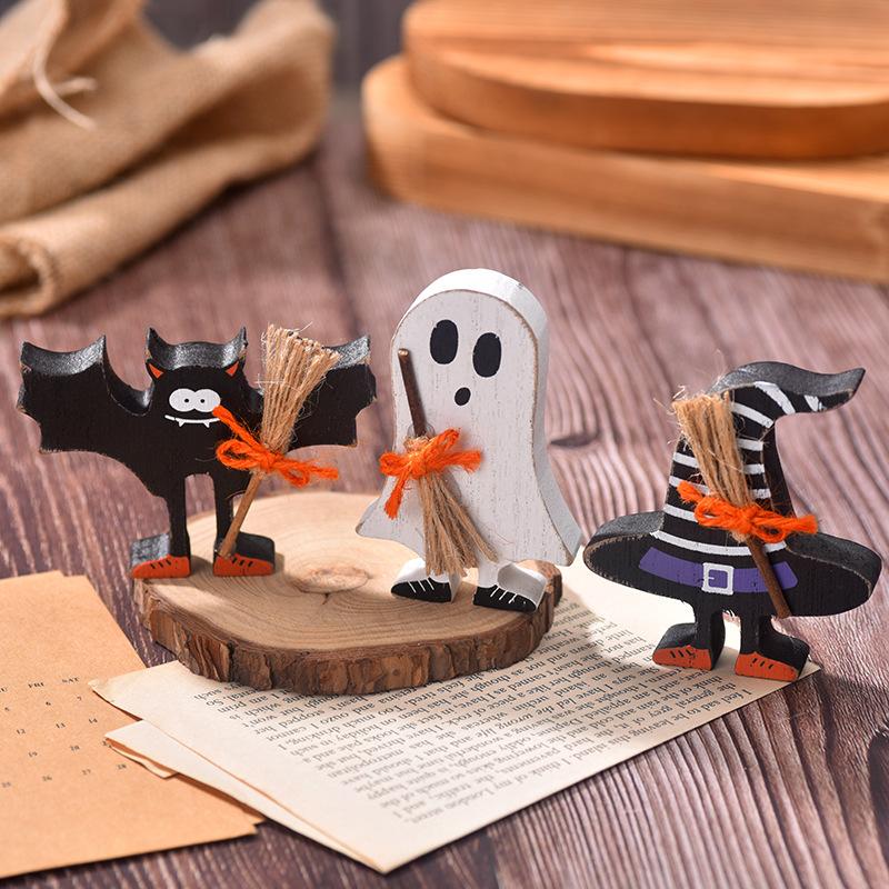 Halloween Decorations, Wooden, Halloween, Ghost Bats, Ornaments, Halloween, Layered Trays, Decorative Ornaments