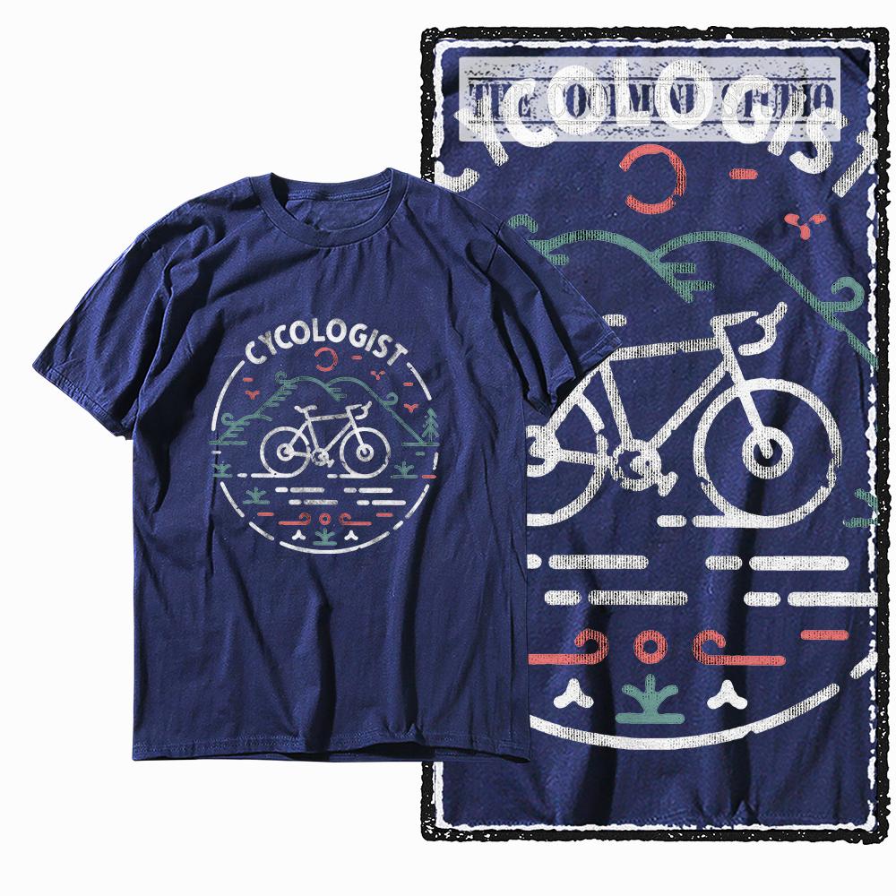 Coolmind Z1106100% Cotton Bike Printed Exclusive Graphic Men T Shirt Cotton Men Tshirt T-shirt for Men Loose Tee Shirt