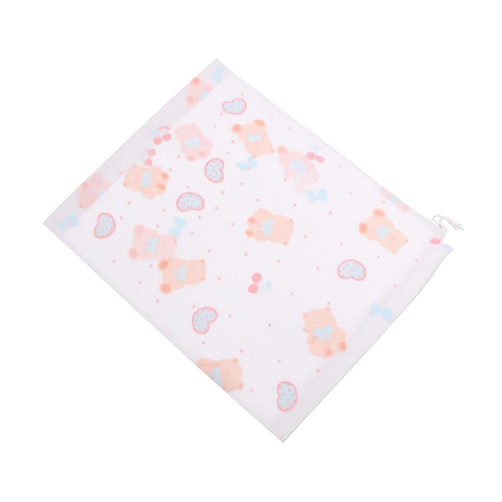 10Pcs Bow Rabbit Shoe Storage Bags Waterproof Drawstring Bags Portable Shoe Organizer Set Bear-10pcs