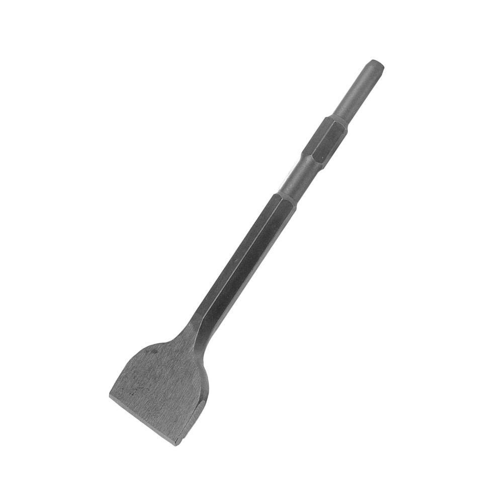 Wide Flat Edge Grooving Chisel 40Cr Alloy Steel Masonry Chisel Bit For Hammer Drill