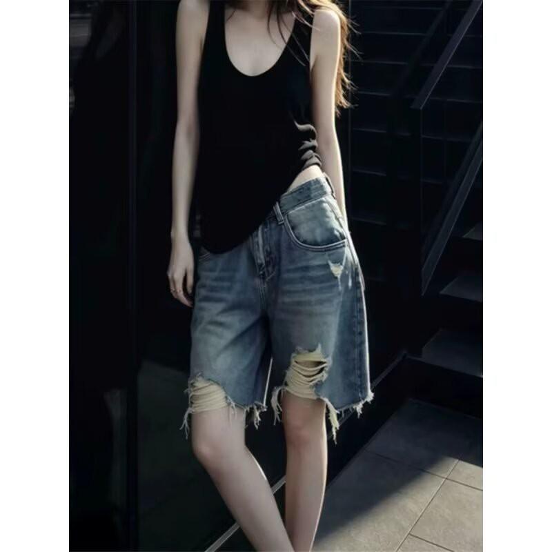 American Retro Cartoon Embroidered Curved Jeans 2026 Polka Dot Loose Wide Leg Pants Streetwear Teens Youth