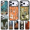 Vintage Halloween Shockproof Phone Case for iPhone 17 Air 16e 15 11 12 14 13 Pro Max Cover Coque