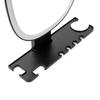 Shower-Proof LED Makeup & Shaving Mirror with Anti-Fog, Storage Shelf & Hooks