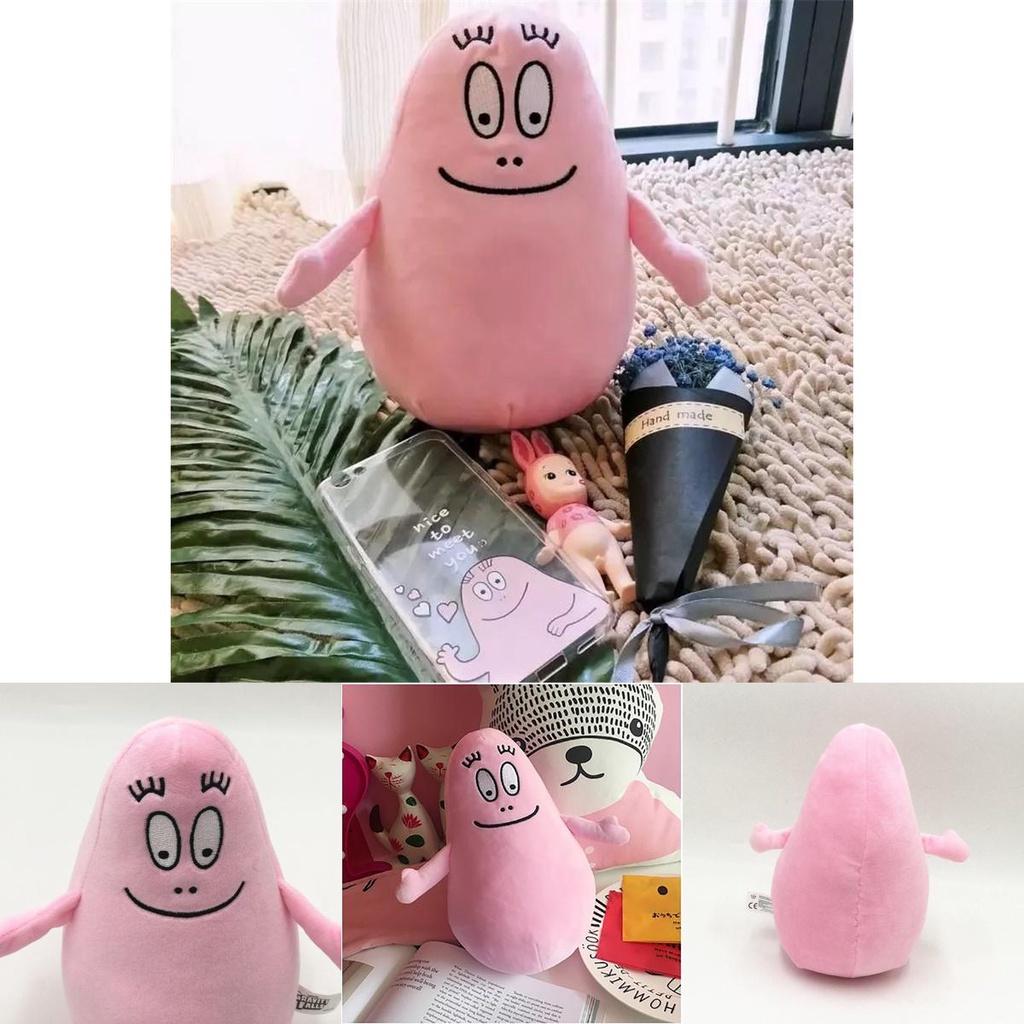 Jucărie de pluș adorabilă Barbapapa roz, moale, pentru copii, perfectă pentru somn și îmbrățișat