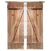 Ușă De Lemn Perdele Transparentă Pentru Dormitor Perdele Voile De Tulle Pentru Bucătărie Decor Sufragerie Tratament Fereastra