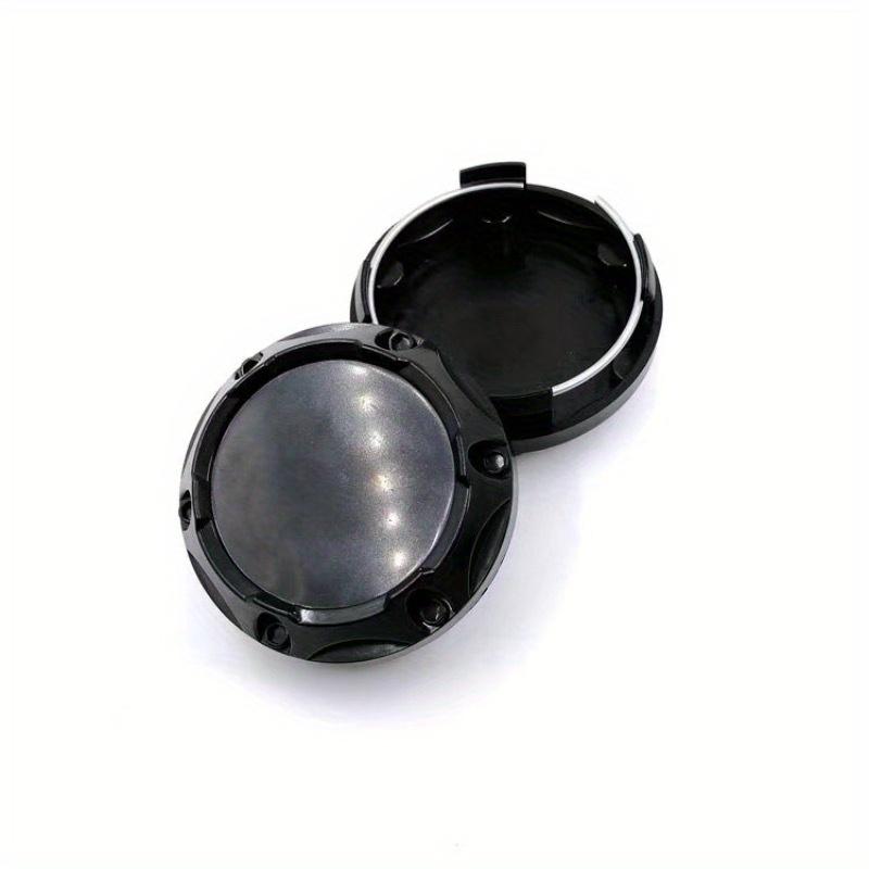 4pcs Car Wheel Center Hubcaps Covers Car Accessories 64mm For Universal Rim Hub Caps No Logo Black Silver