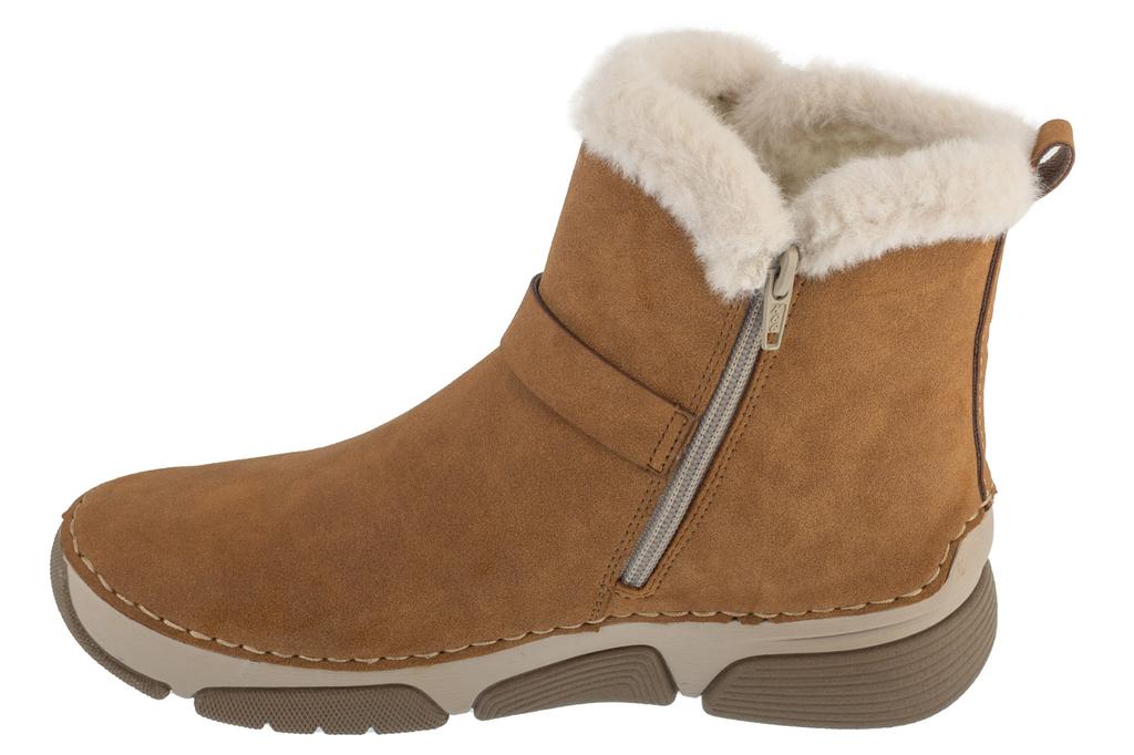 RIEKER Kotníkové boty, Dámské hnědé zimní boty