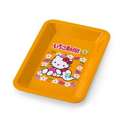 Sanrio Hello Kitty Podložka na tužky (Design Strawberry News) Orange Japan NOVÝ