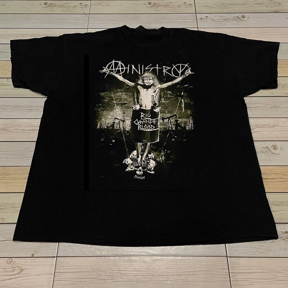 Футболка унисекс Ministry Rock Band Tour Rio Grande Blood Все размеры от S до 3XL XXXXL