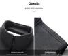 Men's Lambswool Fleece Vest: Warm, Versatile, Sleeveless Outerwear for Autumn and Winter