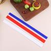 6Pcs Silicone Rolling Pin Guides Rolling Strips 2/4/6mm Dough Thickness Rails Measuring Dough Strips for Dough Pastry Cookie