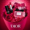 DIOR Perfume Two-piece set: Fragrance Essence 35ml + #390 Amber Black Tea Lipstick 2.2g