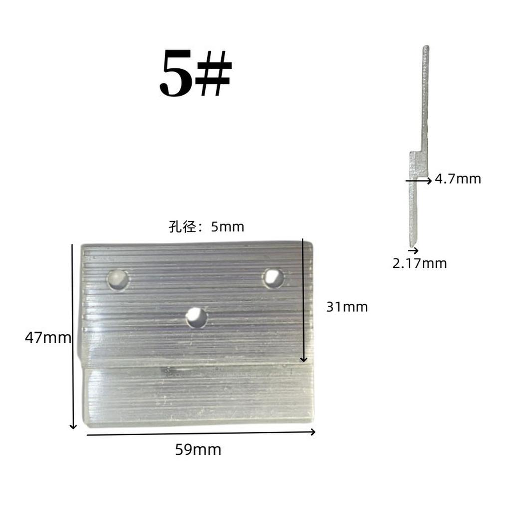 French Cleat Hanger  Aluminum Clips  Wall Mounting Bracket Hardware Kit for Mirrors Shelf Whiteboard Frames 6SET