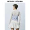 Women's Bowknot Hollow Knit Cropped Camisole