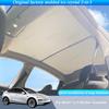 Sunshades For Tesla Model 3 Sunroof Highland 2025 Model Y 2020-26 Ice Cloth Buckle Sun Pare Glass Front Rear Skylight Accessory