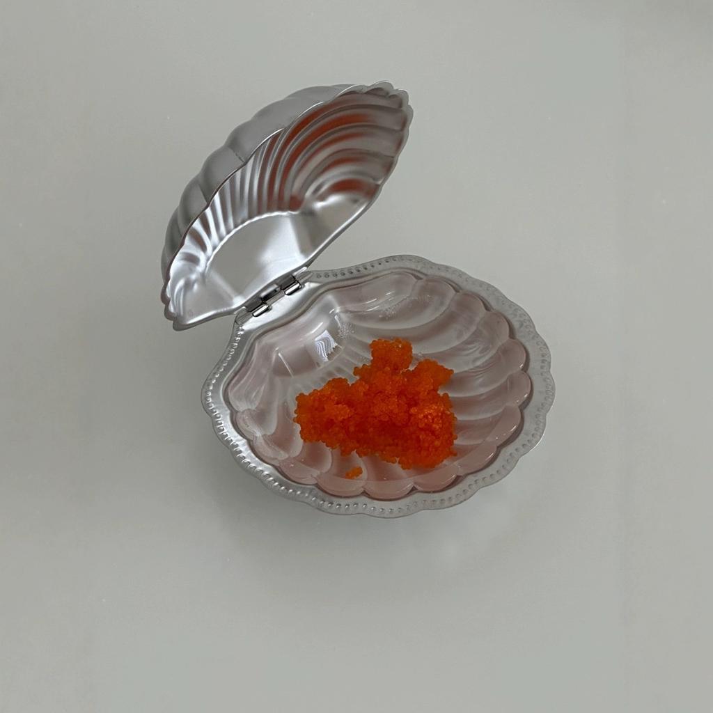 Glass Shell Glass Dish Mini Dish Cheese Dessert Cakes Plate Jewelry Storage Tray Simple New Style Plate