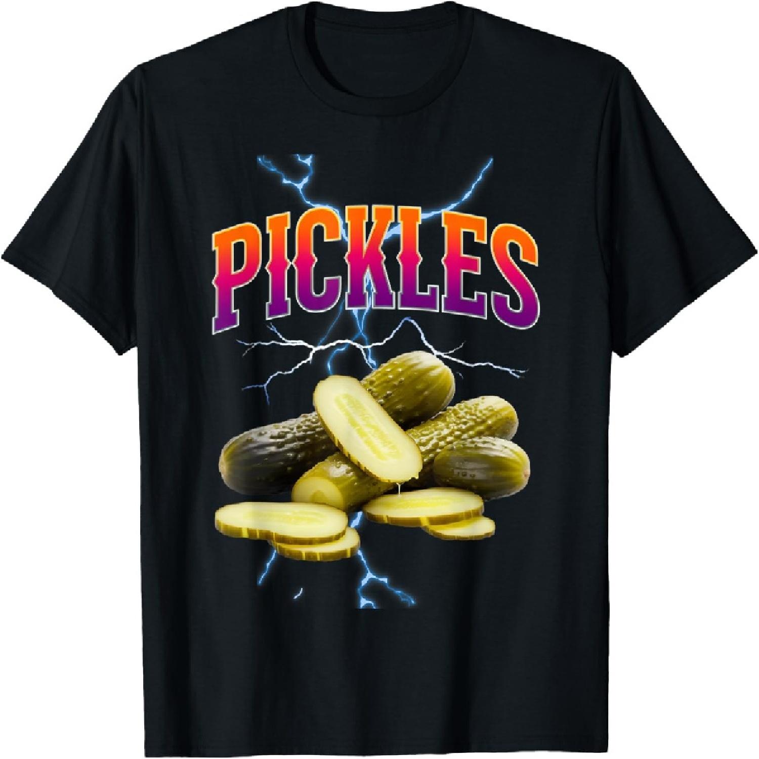 Pickles Meme Bootleg Rap Style 90s Vintage Funny T-Shirt S