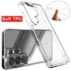 Crystal Clear Transparent TPU Phone Case for Samsung Galaxy S26 S26Plus S26Ultra Soft TPU/Hard PC Protective Cases Accessories