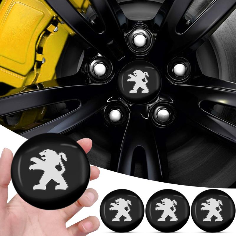 4Pc 56mm Emblem logo Car Wheel Hub Center Cap Auto parts Caps For Peugeot 206 307 308 3008 207 208 407 508 2008 5008 107 106 205