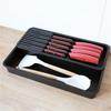 Expandable Knife Organizer Adjustable Compact Flatware Cutlery Tray Kitchen Drawer Knife Block for Cooking Utensils