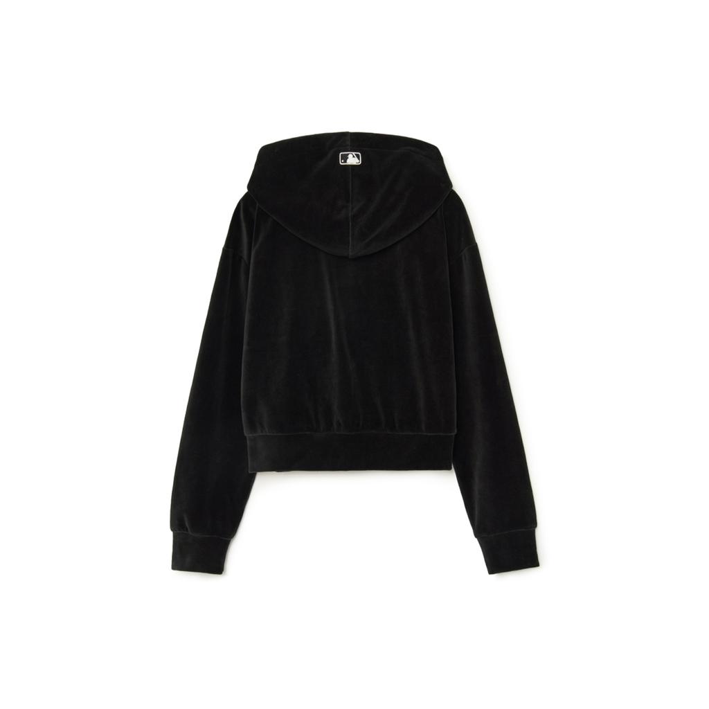 New MLB Cropped Coats Women's Black 3FTRB0636-50BKS