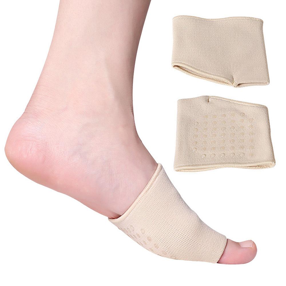 1Pair Forefoot Gel Pad Cushion Half Sock Supports Prevent Calluses Blister Silicone Metatarsal Sleeve Pads Half Toe Bunion Sole