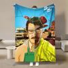 8 Size Breaking-Bad TV Show Series Flannel Blanket Home Sofa Lunch Break Blankets Children Student Blankets Nap Cover Kid Gift