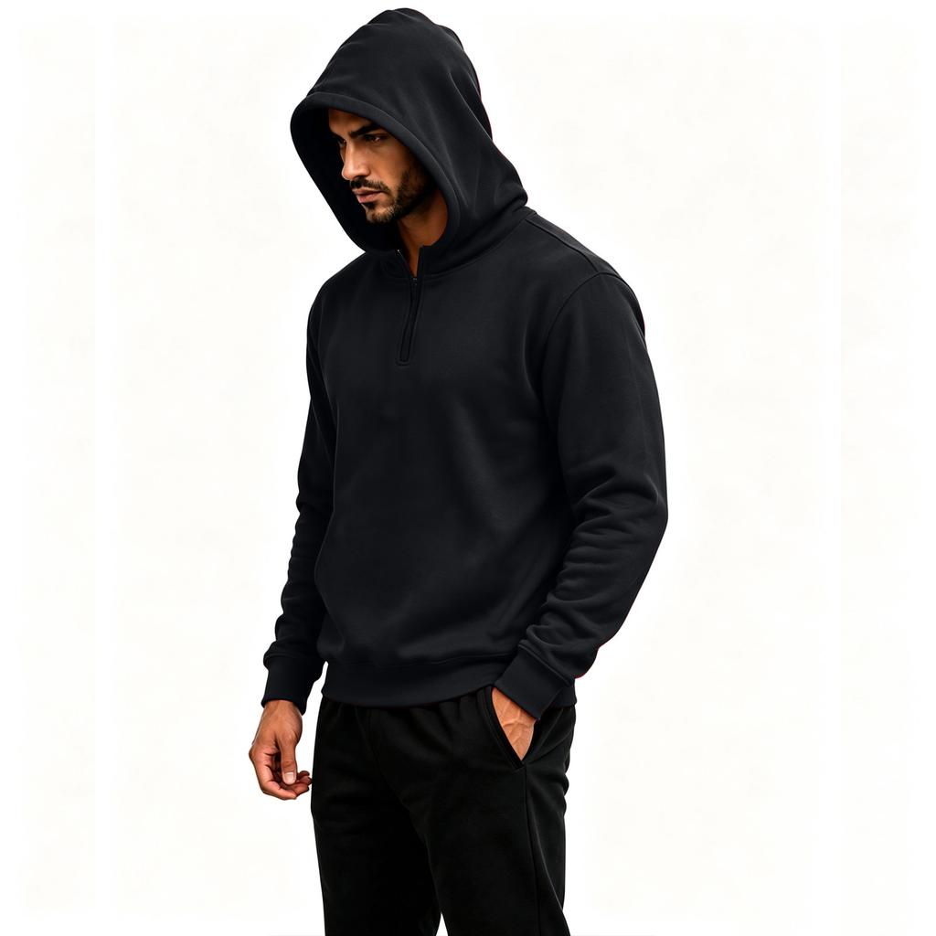 Herren Kapuzenpullover Langarm Pullover Freizeit Farbiger Sweatshirt