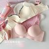 Small Breasts Gather Lace Lace Sexy Bra, Full Cup Bow Support Side-retracted High-elastic Steel-rimless Underwear