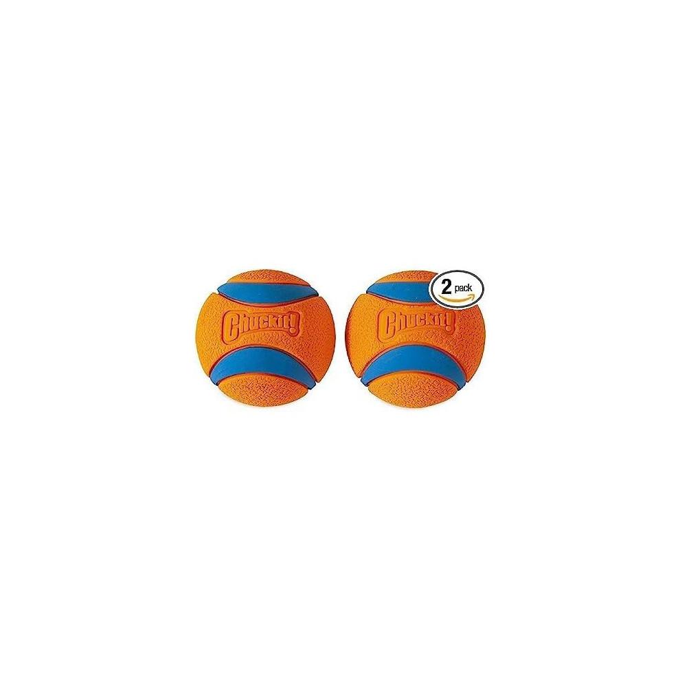 Chuckit Gummiball Medium Einzelpack Robustes Kauspielzeug Interaktives Geräuschspiel Haustier Hundespielzeug