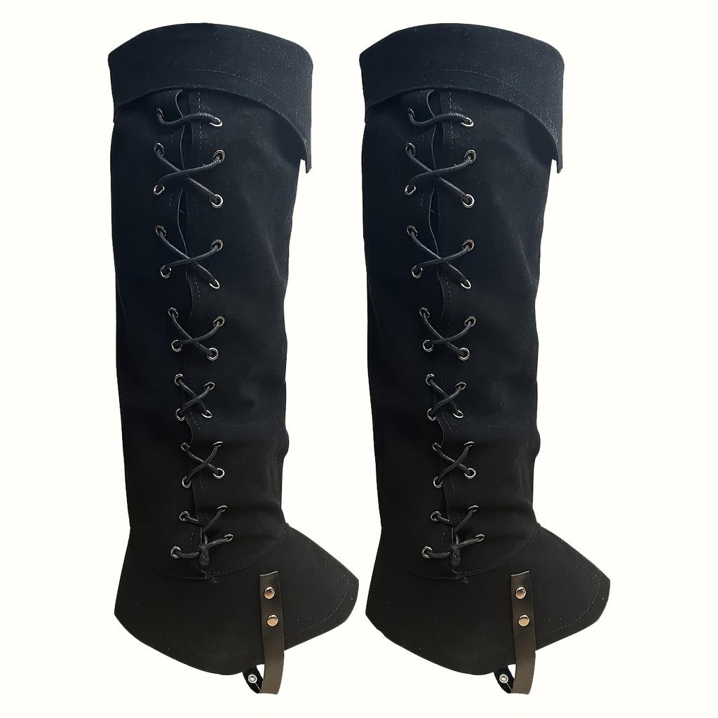 Medieval Gabriel Sudes Boot Covers Renaissance Gaiters Boot Covers Halloween Cosplay Shoe Covers Stage Props Pirate Boots