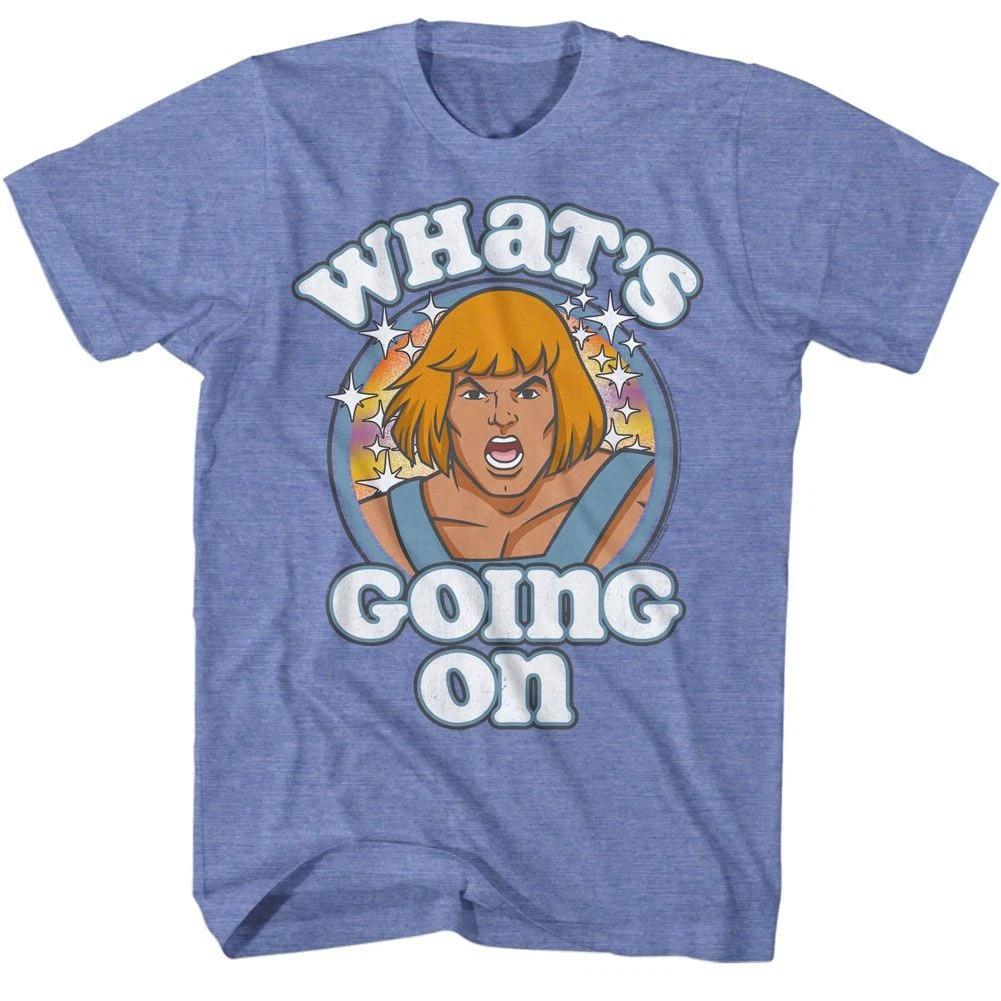 Masters Of The Universe - Whats Going On - Short Sleeve - Heather - - T-Sh 100