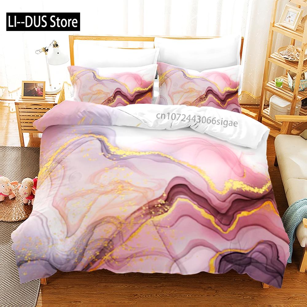 Texture Bedding Set Single Twin Full Queen King Size All-match Bed Set Aldult Kid Bedroom Duvetcover Sets 3D Anime 013
