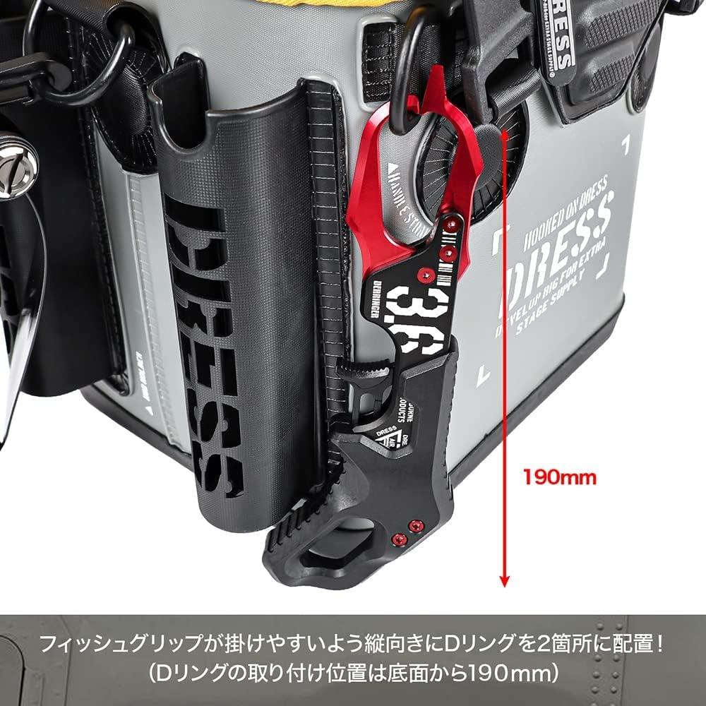 Dres Fishing Bucket With Mesh Pocket 12l 34l 3 Sizes 7 Colors Rod Holder