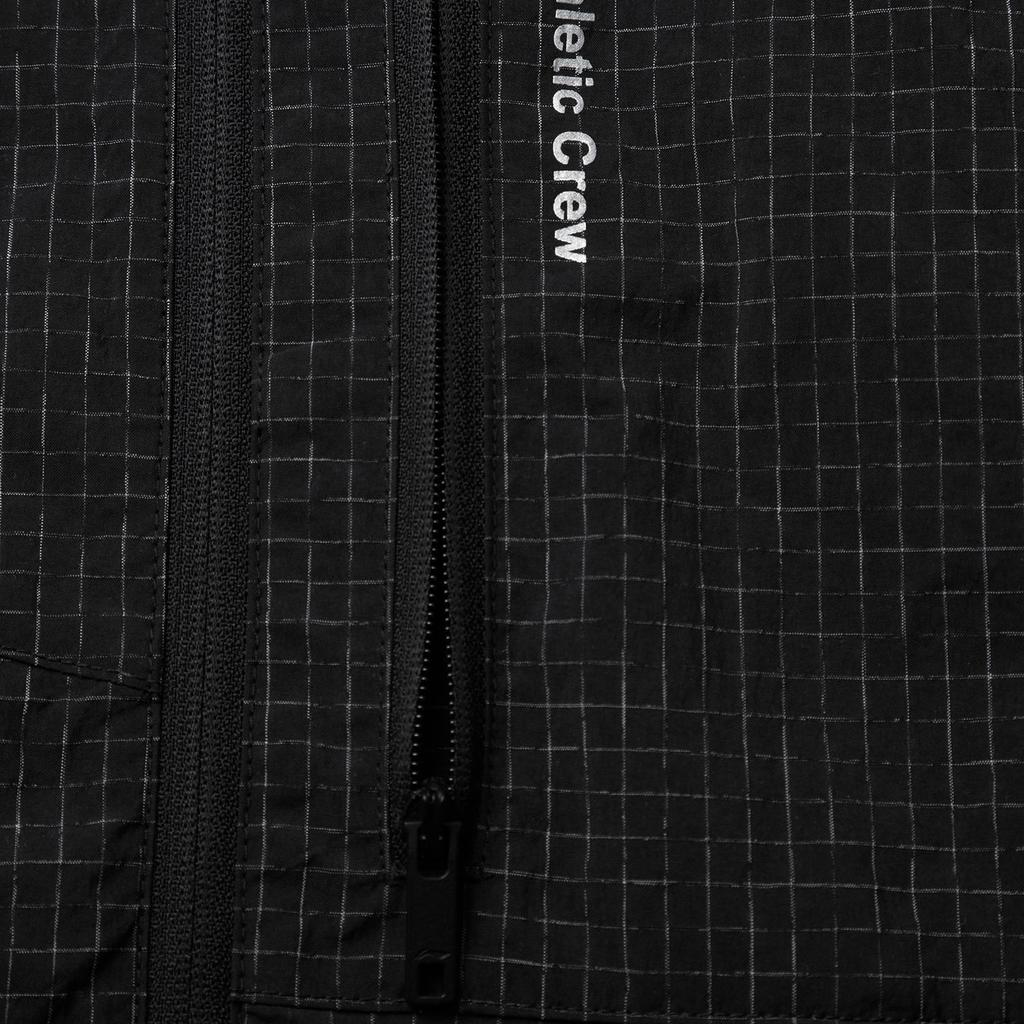 Li Ning Comfortable Plaid Stand Collar Zipper Simple Versatile Loose Breathable Vest Men Vests Black AMDV083-1