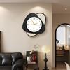 Living Room Creative Wall Clock Modern Light Luxury Clock New Style Clock Simple and Atmospheric Watch Wall Hanging Silent Home