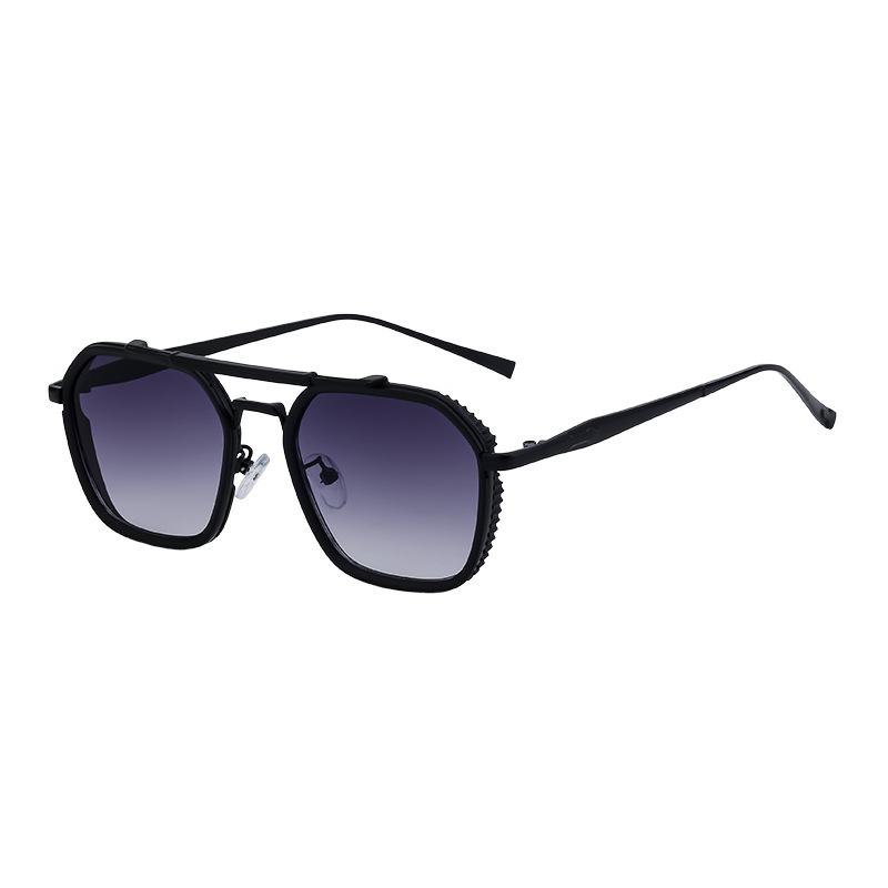 

JYL TS Men s Punk Double-Bridge - Metal Square Retro Fashion Sunglasses HJ-98192 c-513 зеленый лайм
