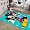 Office Rug Mickey Mouse, Minnie Mouse theme 3D Printed Anti-Slip Rug-Machine Washable for Living Room