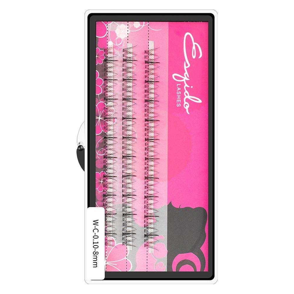 Segmented Eyelashes Bundles Fishtail False Eyelashes Lashes Extension Individual Cluster Eyelashes