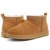 Fashion Genuine Suede Mini Boots For Women Winter Fuzzy Snow Boots Short Ankle Boot with Fur Lined High Quality Fashion Brand Snow Boots