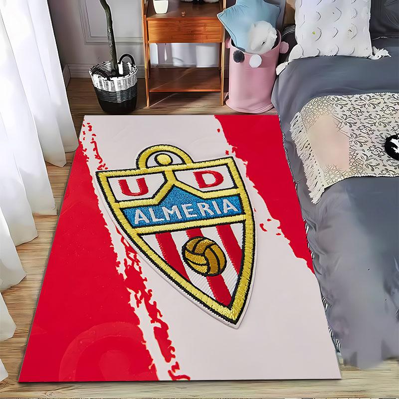 UD Almeria Logo Red Carpet suitable as a non-slip mat for the living room or bedroom sofa